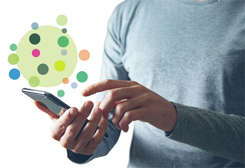 Unity Health Hub app on phone